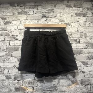 EUC Hatch Women's High Waist Black Shorts Size 4